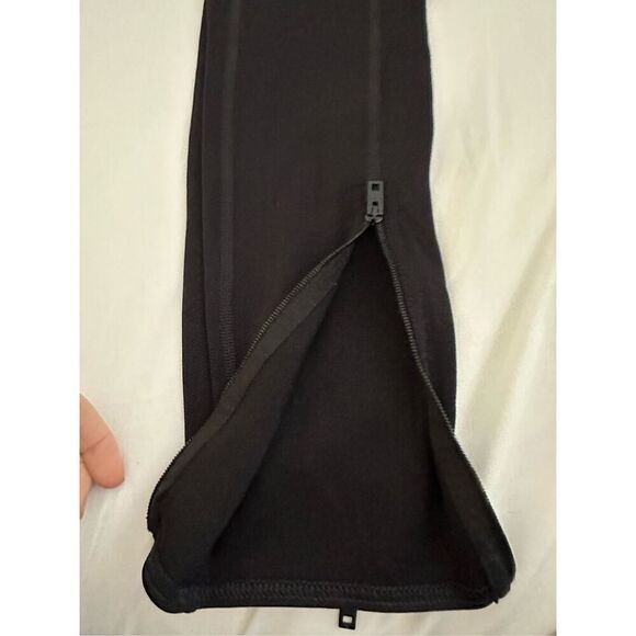 Rag & Bone Black Lawson Leggings, Size S Pull On Jeggings w/ Zipper Hem - Picture 6 of 9